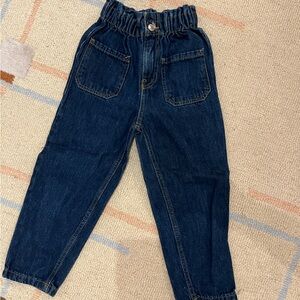 Zara Paper Bag Denim Jeans